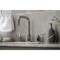 Kingston Brass FSC8939SVL Widespread Bathroom Faucet with Brass Pop-Up, Polished Nickel FSC8939SVL - alternate 2
